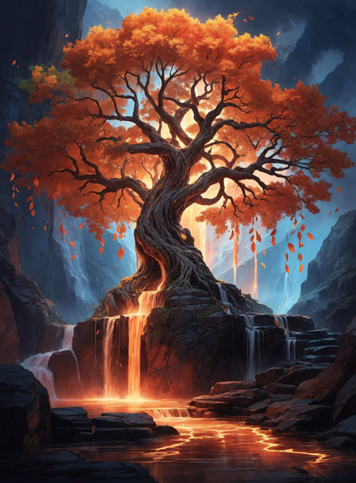 Autumnal Soul Tree