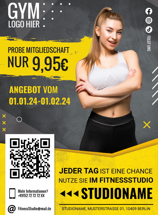 Fitness Flyer #F00017