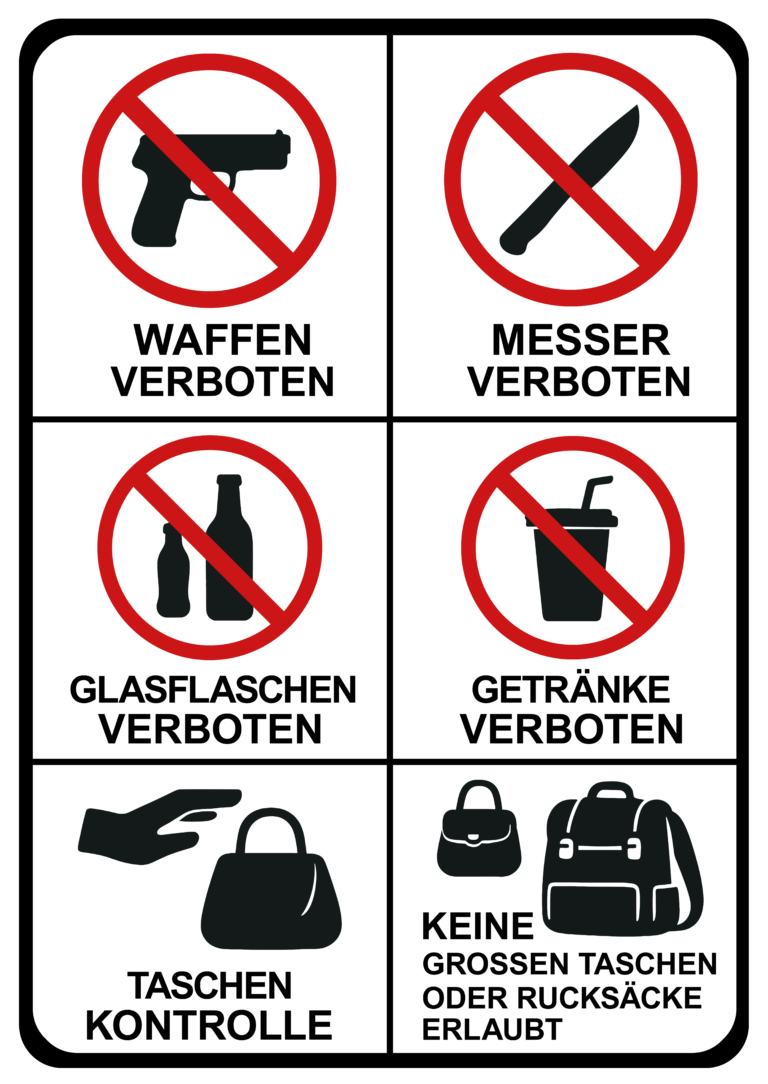 SBS – 2x Klapprahmen A1 inkl. Befestigungsmaterial + Sicherheitshinweisschild, inkl. Druck und Lieferung